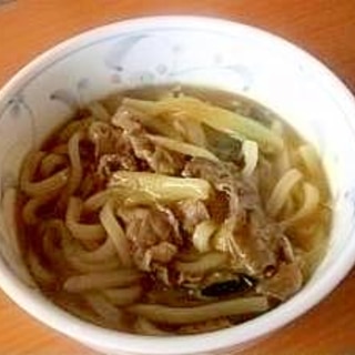 あっさり味のカレーうどん